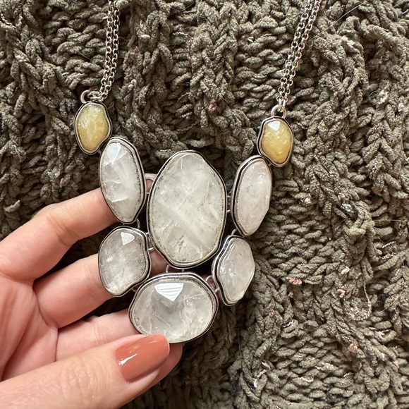 Lucky Brand Staple Crystal Necklace - Picture 10 of 12